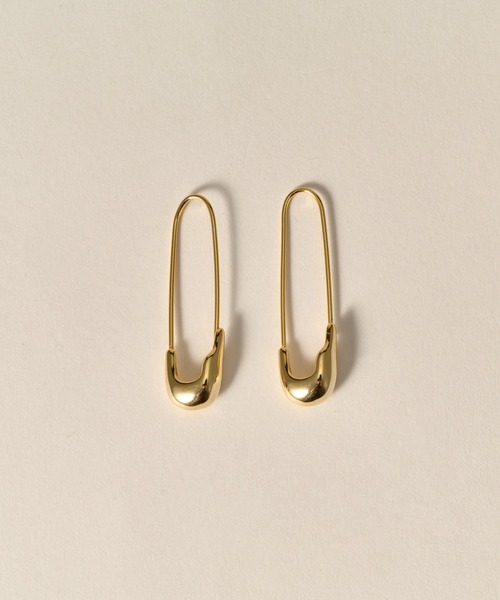 novice（ノーヴィス）の「【novice】Safety Pin Pierce［Stainless］（ピアス（両耳用）・レディース・シルバー/ゴールド・FREE）」の12枚目の写真