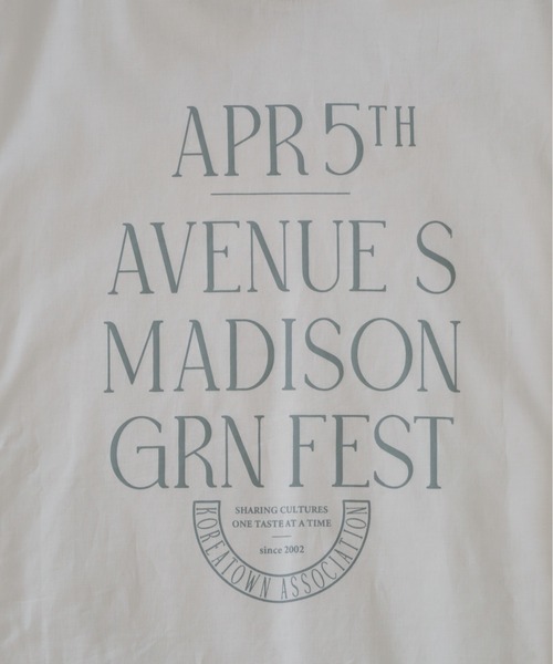 NOMBRE IMPAIR(ノンブルアンペール)の「MADISONプリント 布帛コンビTシャツ(Tシャツ/カットソー・レディース・ライトグレー/ブラウン・FREE)」の21枚目の写真