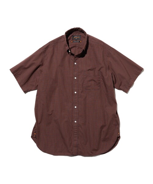 B.D. Classic‑fit Mini Plaid — рубашка в мелкую клетку, классический крой