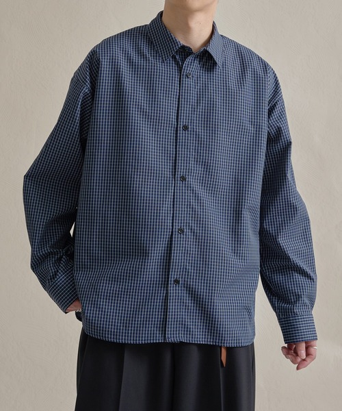 epnok（エプノック）の「ファンクショナルベーシックルーズレギュラーカラーシャツ（シャツ/ブラウス・メンズ・ピンク/ベージュ系その他/ブルー系その他/ミント/イエロー/ブルー系1/ホワイト系1/ブラック系その他/オフホワイト・SMALL/LARGE/MEDIUM）」の6枚目の写真