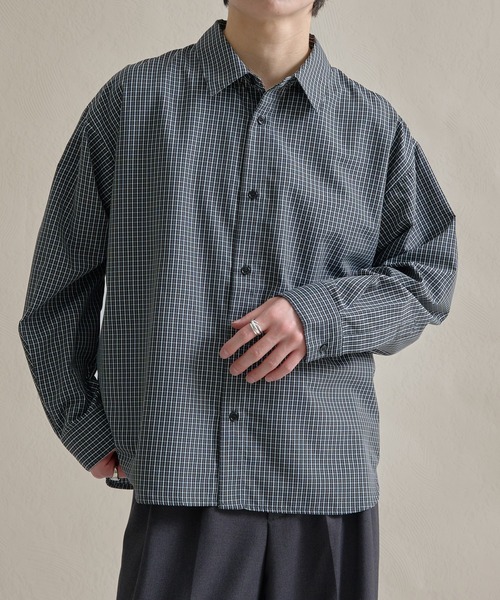 epnok（エプノック）の「ファンクショナルベーシックルーズレギュラーカラーシャツ（シャツ/ブラウス・メンズ・ピンク/ベージュ系その他/ブルー系その他/ミント/イエロー/ブルー系1/ホワイト系1/ブラック系その他/オフホワイト・SMALL/LARGE/MEDIUM）」の13枚目の写真