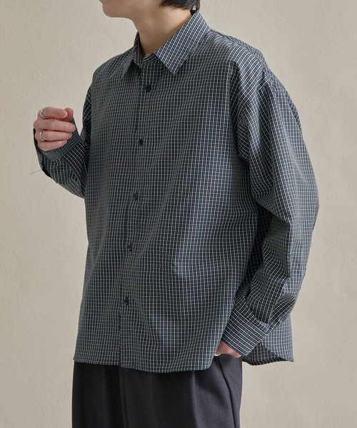 epnok（エプノック）の「ファンクショナルベーシックルーズレギュラーカラーシャツ（シャツ/ブラウス・メンズ・ピンク/ベージュ系その他/ブルー系その他/ミント/イエロー/ブルー系1/ホワイト系1/ブラック系その他/オフホワイト・SMALL/LARGE/MEDIUM）」の14枚目の写真