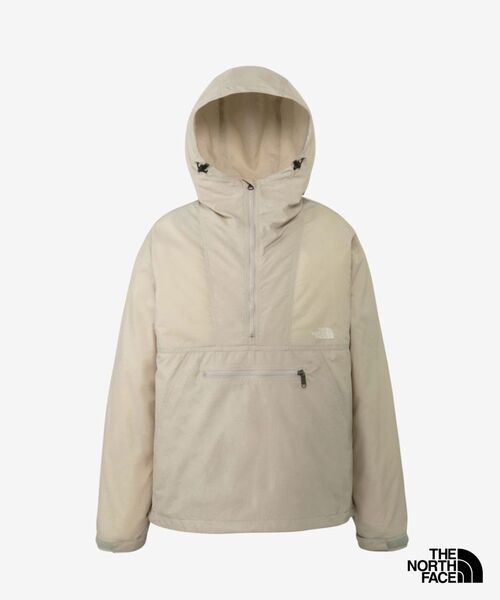 THE NORTH FACE(ザノースフェイス)の「THE NORTH FACE / ザ ノースフェイス COMPACT ANORAK / NP22630(ナイロンジャケット・メンズ・アイボリー/ブラック・SMALL/LARGE/MEDIUM)」の1枚目の写真