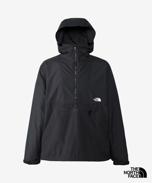 THE NORTH FACE(ザノースフェイス)の「THE NORTH FACE / ザ ノースフェイス COMPACT ANORAK / NP22630(ナイロンジャケット・メンズ・アイボリー/ブラック・SMALL/LARGE/MEDIUM)」の2枚目の写真