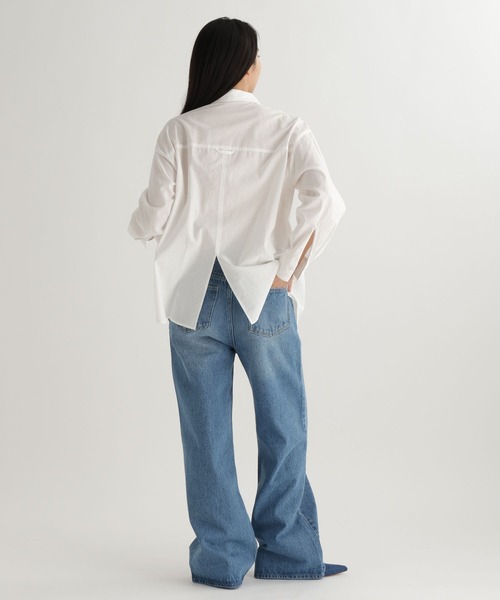 studio CLIP(スタディオクリップ)の「【daily CLIP】切り替えシャツ(シャツ/ブラウス・レディース・ブルー/チャコール/ホワイト・FREE)」の8枚目の写真