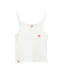 APEE ロゴ入りホワイトタンクトップ AAPE BY A BATHING APE（エーエイプバイアベイシングエイプ） タンク