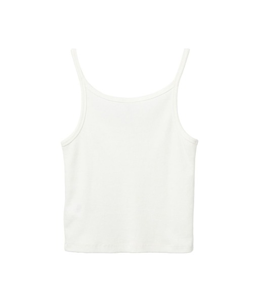 A BATHING APE(アベイシングエイプ)の「HEART BADGE RIB CAMISOLE(タンクトップ・レディース・ブルー/グレー/ブラック/ホワイト・X-SMALL/SMALL)」の5枚目の写真
