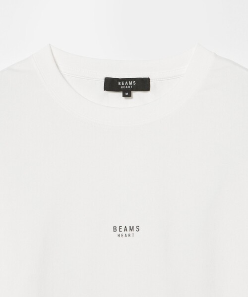 BEAMS HEART(ビームスハート)の「【ユニセックス】トリコット HEART ロゴ Tシャツ(Tシャツ/カットソー・メンズ・ブラック/ホワイト/グレー・M/S/XL/L)」の5枚目の写真