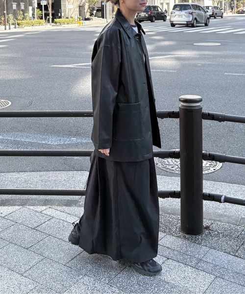 feepur（フェピュール）の「異素材ラグランロンTee（Tシャツ/カットソー・レディース・ネイビー/チャコールグレー・MEDIUM）」の6枚目の写真