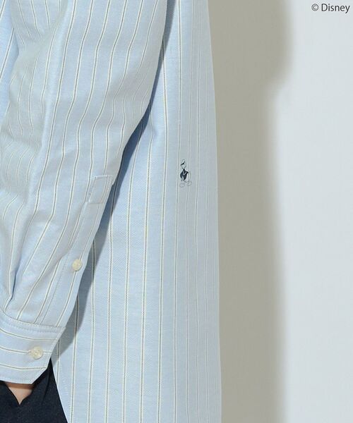 Disney(ディズニー)の「【Mickey&Friends】ボタンダウンシャツ(シャツ/ブラウス・レディース・ブルー/ピンク/イエロー/ミント・FREE)」の8枚目の写真