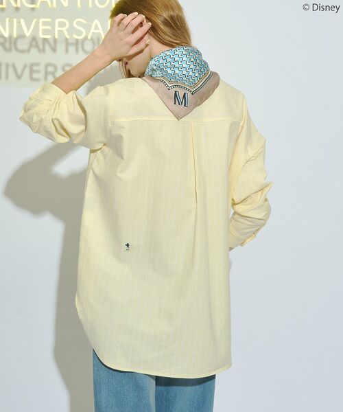 Disney(ディズニー)の「【Mickey&Friends】ボタンダウンシャツ(シャツ/ブラウス・レディース・ブルー/ピンク/イエロー/ミント・FREE)」の13枚目の写真