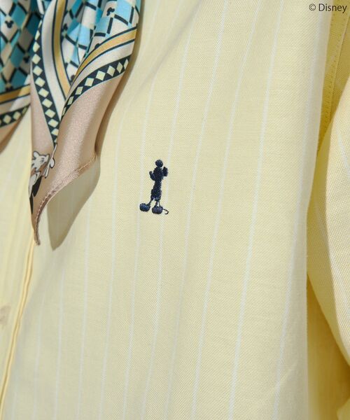 Disney(ディズニー)の「【Mickey&Friends】ボタンダウンシャツ(シャツ/ブラウス・レディース・ブルー/ピンク/イエロー/ミント・FREE)」の15枚目の写真