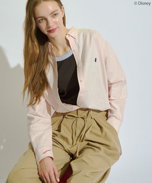 Disney(ディズニー)の「【Mickey&Friends】ボタンダウンシャツ(シャツ/ブラウス・レディース・ブルー/ピンク/イエロー/ミント・FREE)」の19枚目の写真