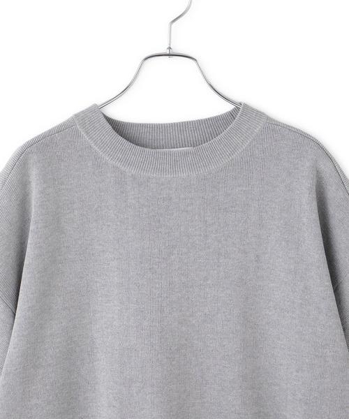 ADAM ET ROPE'（アダムエロペ）の「【WEB限定】シャツコンビニットプルオーバー（ニット/セーター・レディース・ブラック/ダークブラウン/グレー・FREE）」の16枚目の写真