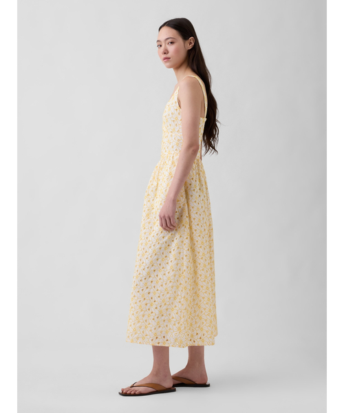 GAP(ギャップ)の「アイレット シーム ドロップウエスト マキシワンピース(ワンピース・レディース・イエロー・M/XS/S/L/XXS)」の3枚目の写真