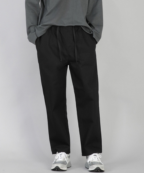 SAINTCREW（セントクルー）の「プレーンテーパードコットンパンツ RTP-380 ブラック（その他パンツ・メンズ・その他・MEDIUM/LARGE/X-LARGE/XX-LARGE）」の2枚目の写真