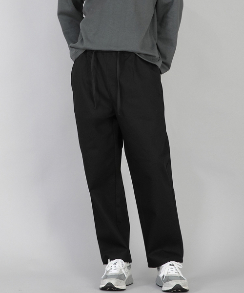 SAINTCREW（セントクルー）の「プレーンテーパードコットンパンツ RTP-380 ブラック（その他パンツ・メンズ・その他・MEDIUM/LARGE/X-LARGE/XX-LARGE）」の3枚目の写真