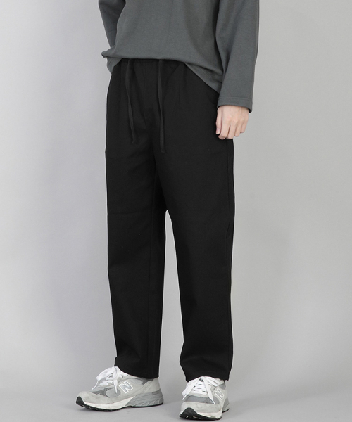 SAINTCREW（セントクルー）の「プレーンテーパードコットンパンツ RTP-380 ブラック（その他パンツ・メンズ・その他・MEDIUM/LARGE/X-LARGE/XX-LARGE）」の4枚目の写真