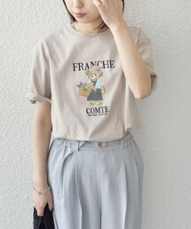 SHIPS Colors:TeddyBear(R) コラボ Tシャツ◇