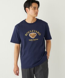 SHIPS Colors:TeddyBear(R) コラボ Tシャツ◇