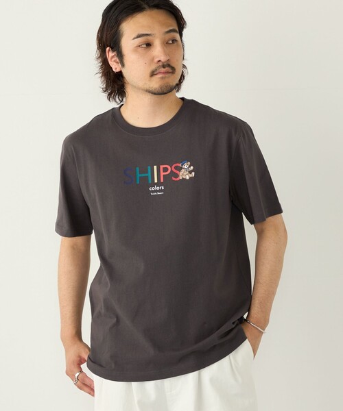 SHIPS Colors:TeddyBear(R) コラボ Tシャツ◇（Tシャツ/カットソー