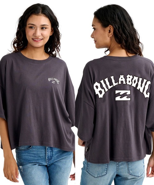 BILLABONG(ビラボン)の「BILLABONG ウィメンズ PUFF ARCH WIDE LOOSE Tシャツ 【2026年春夏モデル】(Tシャツ/カットソー・レディース・ホワイト/ピンク/ブルー系その他2/オフホワイト・MEDIUM)」の1枚目の写真