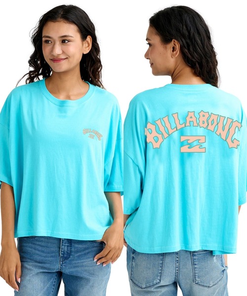 BILLABONG(ビラボン)の「BILLABONG ウィメンズ PUFF ARCH WIDE LOOSE Tシャツ 【2026年春夏モデル】(Tシャツ/カットソー・レディース・ホワイト/ピンク/ブルー系その他2/オフホワイト・MEDIUM)」の3枚目の写真