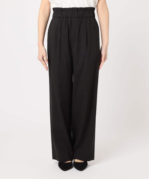 JOURNAL STANDARD（ジャーナルスタンダード）の「《追加》ウォッシャブルコットンリネンIVISストレートパンツ（その他パンツ・レディース・ブラック/チョコ/オートミール/ダークブルー・36/38/40）」の19枚目の写真