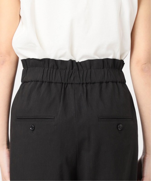JOURNAL STANDARD（ジャーナルスタンダード）の「《追加》ウォッシャブルコットンリネンIVISストレートパンツ（その他パンツ・レディース・ブラック/チョコ/オートミール/ダークブルー・36/38/40）」の22枚目の写真