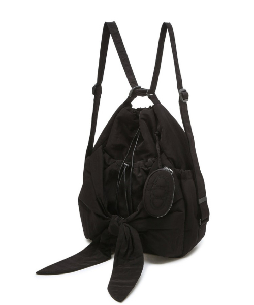 athe（アテ）の「[RUBAN] ブラックリボンバックパック兼ショルダーバッグ L AABA6F901BK（ショルダーバッグ・レディース・ブラック・FREE）」の3枚目の写真