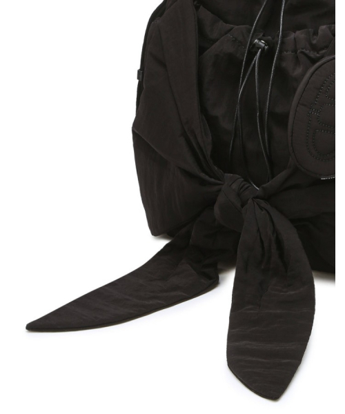 athe（アテ）の「[RUBAN] ブラックリボンバックパック兼ショルダーバッグ L AABA6F901BK（ショルダーバッグ・レディース・ブラック・FREE）」の8枚目の写真