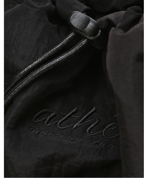 athe（アテ）の「[RUBAN] ブラックリボンバックパック兼ショルダーバッグ L AABA6F901BK（ショルダーバッグ・レディース・ブラック・FREE）」の9枚目の写真