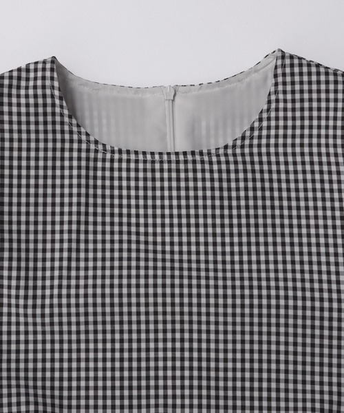 フラワー刺しゅう裾スカラップトップス（その他トップス）｜Fit more