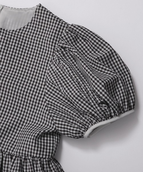 フラワー刺しゅう裾スカラップトップス（その他トップス）｜Fit more