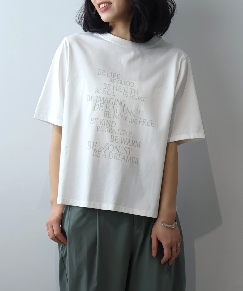M～5L】【接触冷感】シルケット天竺ロゴプリントTシャツ（Tシャツ