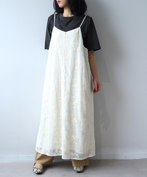 leswel(レスウェル)の「【M~5L】【接触冷感】シルケット天竺ロゴプリントTシャツ(Tシャツ/カットソー・レディース・カーキ/チャコールグレー/オフホワイト・5L/4L/3L/LL/L/M)」の21枚目の写真