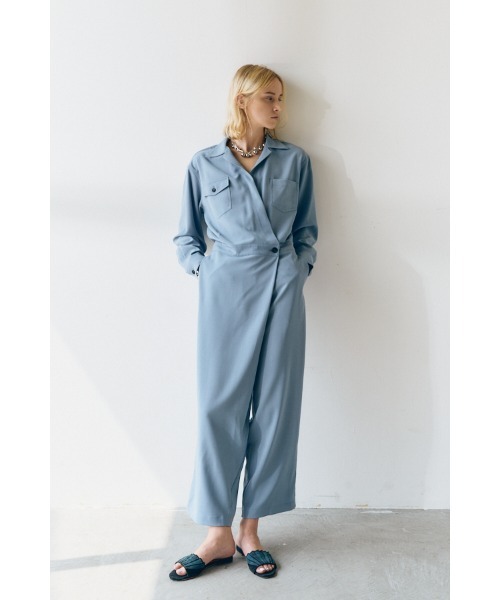 Muel Chic(ミュエルシック)の「Rinell coveralls リネルカバーオール(サロペット/オーバーオール・レディース・ベージュ/ネイビー/ライトブルー・SMALL/MEDIUM)」の17枚目の写真