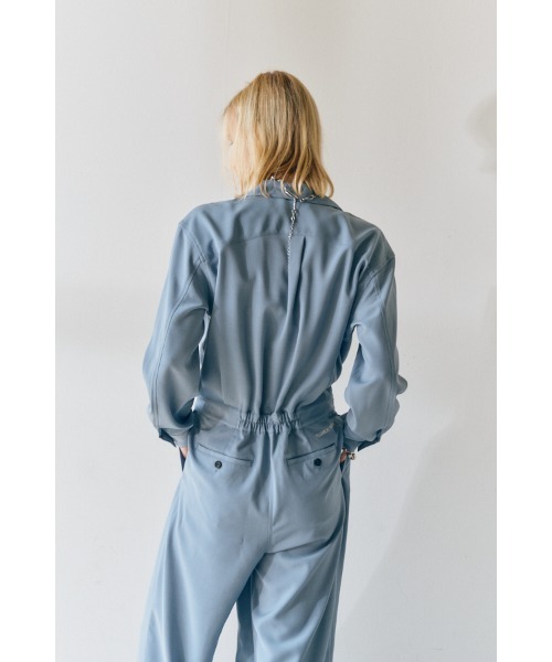 Muel Chic(ミュエルシック)の「Rinell coveralls リネルカバーオール(サロペット/オーバーオール・レディース・ベージュ/ネイビー/ライトブルー・SMALL/MEDIUM)」の8枚目の写真