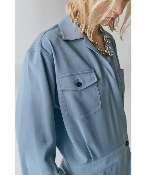 Muel Chic(ミュエルシック)の「Rinell coveralls リネルカバーオール(サロペット/オーバーオール・レディース・ベージュ/ネイビー/ライトブルー・SMALL/MEDIUM)」の9枚目の写真