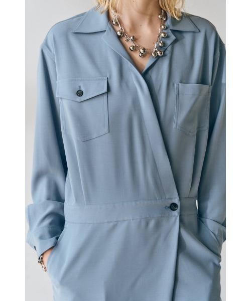 Muel Chic(ミュエルシック)の「Rinell coveralls リネルカバーオール(サロペット/オーバーオール・レディース・ベージュ/ネイビー/ライトブルー・SMALL/MEDIUM)」の12枚目の写真
