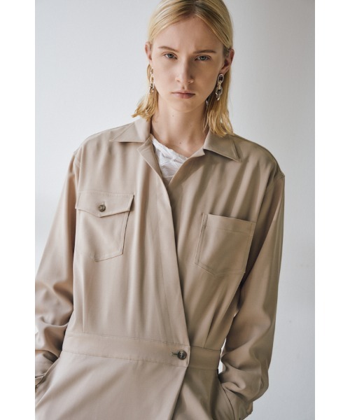 Muel Chic(ミュエルシック)の「Rinell coveralls リネルカバーオール(サロペット/オーバーオール・レディース・ベージュ/ネイビー/ライトブルー・SMALL/MEDIUM)」の20枚目の写真