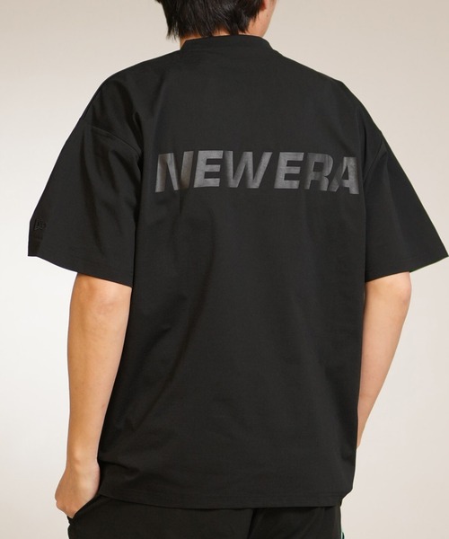 NEW ERA(ニューエラ)の「NEW ERA/ニューエラ 半袖 ラッシュガード メンズ UVカット OD SS OS UT MLOGO 14774253/14774254/14774255/15159370(Tシャツ/カットソー・メンズ・ホワイト/ブラック/ブラウン/ブラック系その他・M/L/XXL/XL)」の3枚目の写真