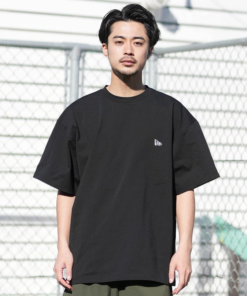 NEW ERA(ニューエラ)の「NEW ERA/ニューエラ 半袖 ラッシュガード メンズ UVカット OD SS OS UT MLOGO 14774253/14774254/14774255/15159370(Tシャツ/カットソー・メンズ・ホワイト/ブラック/ブラウン/ブラック系その他・M/L/XXL/XL)」の9枚目の写真
