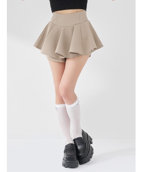 Darich（ダーリッチ）の「美シルエットフレアミニスカート（スカート