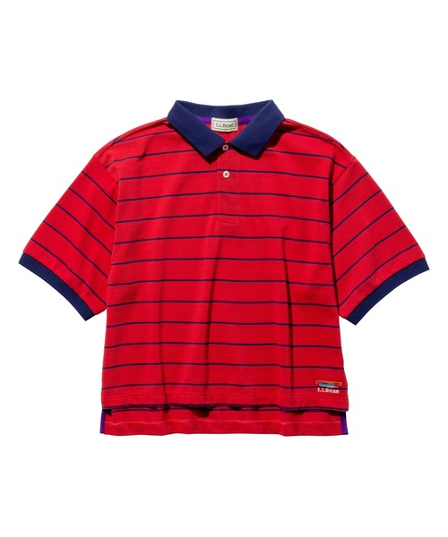 L.L.Bean(エルエルビーン)の「【JAPAN EDITION】トロイ・ショートスリーブ・ポロシャツ(ポロシャツ・レディース・ブラウン系その他/グレー系その他/ホワイト×グリーン/レッド系その他/ブルー系その他・MEDIUM)」の5枚目の写真