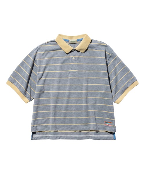L.L.Bean(エルエルビーン)の「【JAPAN EDITION】トロイ・ショートスリーブ・ポロシャツ(ポロシャツ・レディース・ブラウン系その他/グレー系その他/ホワイト×グリーン/レッド系その他/ブルー系その他・MEDIUM)」の8枚目の写真