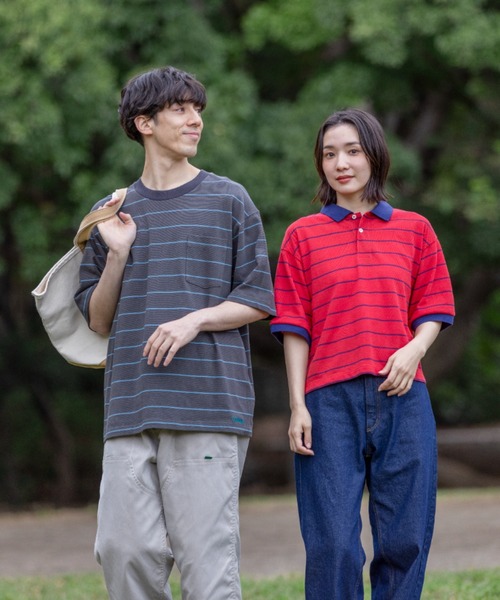L.L.Bean(エルエルビーン)の「【JAPAN EDITION】トロイ・ショートスリーブ・ポロシャツ(ポロシャツ・レディース・ブラウン系その他/グレー系その他/ホワイト×グリーン/レッド系その他/ブルー系その他・MEDIUM)」の16枚目の写真