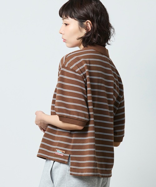 L.L.Bean(エルエルビーン)の「【JAPAN EDITION】トロイ・ショートスリーブ・ポロシャツ(ポロシャツ・レディース・ブラウン系その他/グレー系その他/ホワイト×グリーン/レッド系その他/ブルー系その他・MEDIUM)」の19枚目の写真