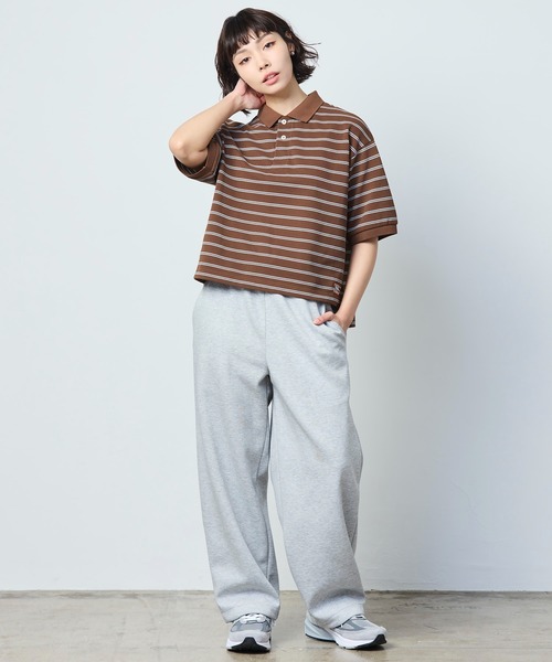 L.L.Bean(エルエルビーン)の「【JAPAN EDITION】トロイ・ショートスリーブ・ポロシャツ(ポロシャツ・レディース・ブラウン系その他/グレー系その他/ホワイト×グリーン/レッド系その他/ブルー系その他・MEDIUM)」の21枚目の写真