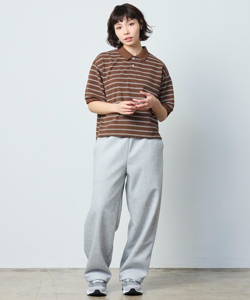 L.L.Bean(エルエルビーン)の「【JAPAN EDITION】トロイ・ショートスリーブ・ポロシャツ(ポロシャツ・レディース・ブラウン系その他/グレー系その他/ホワイト×グリーン/レッド系その他/ブルー系その他・MEDIUM)」の22枚目の写真